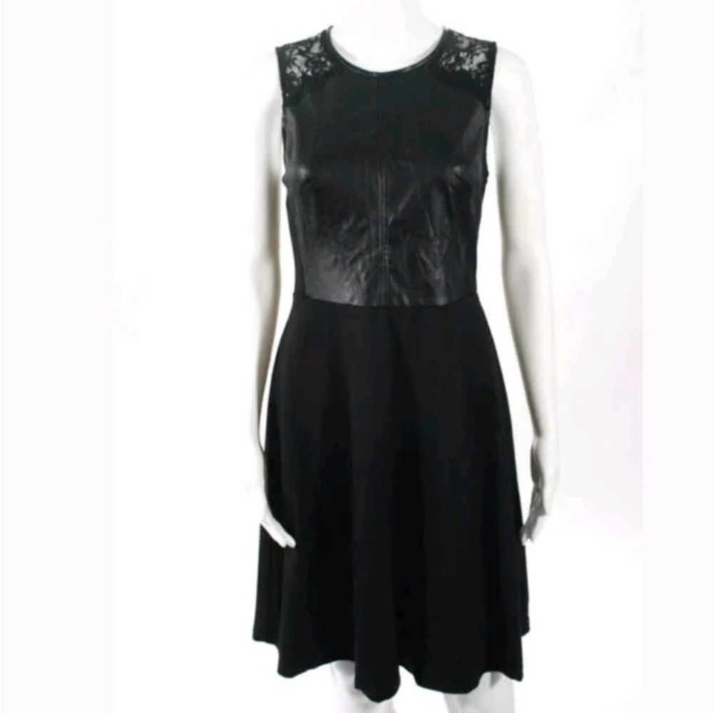 COAST Faux Leather‎ Dress NEW